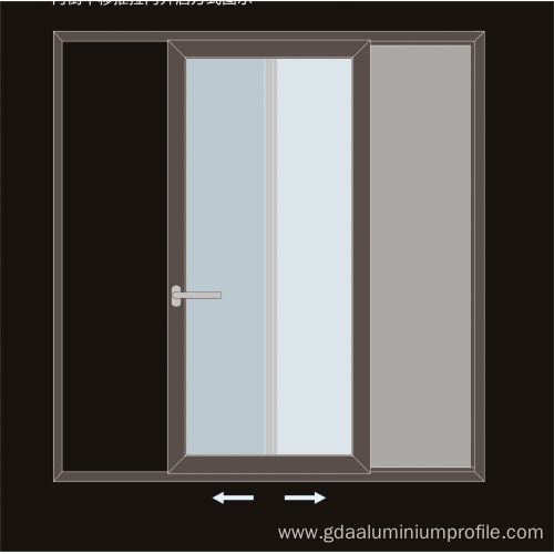 Eco-Friendly EU Standard 6063 Aluminum Interior Sliding Door